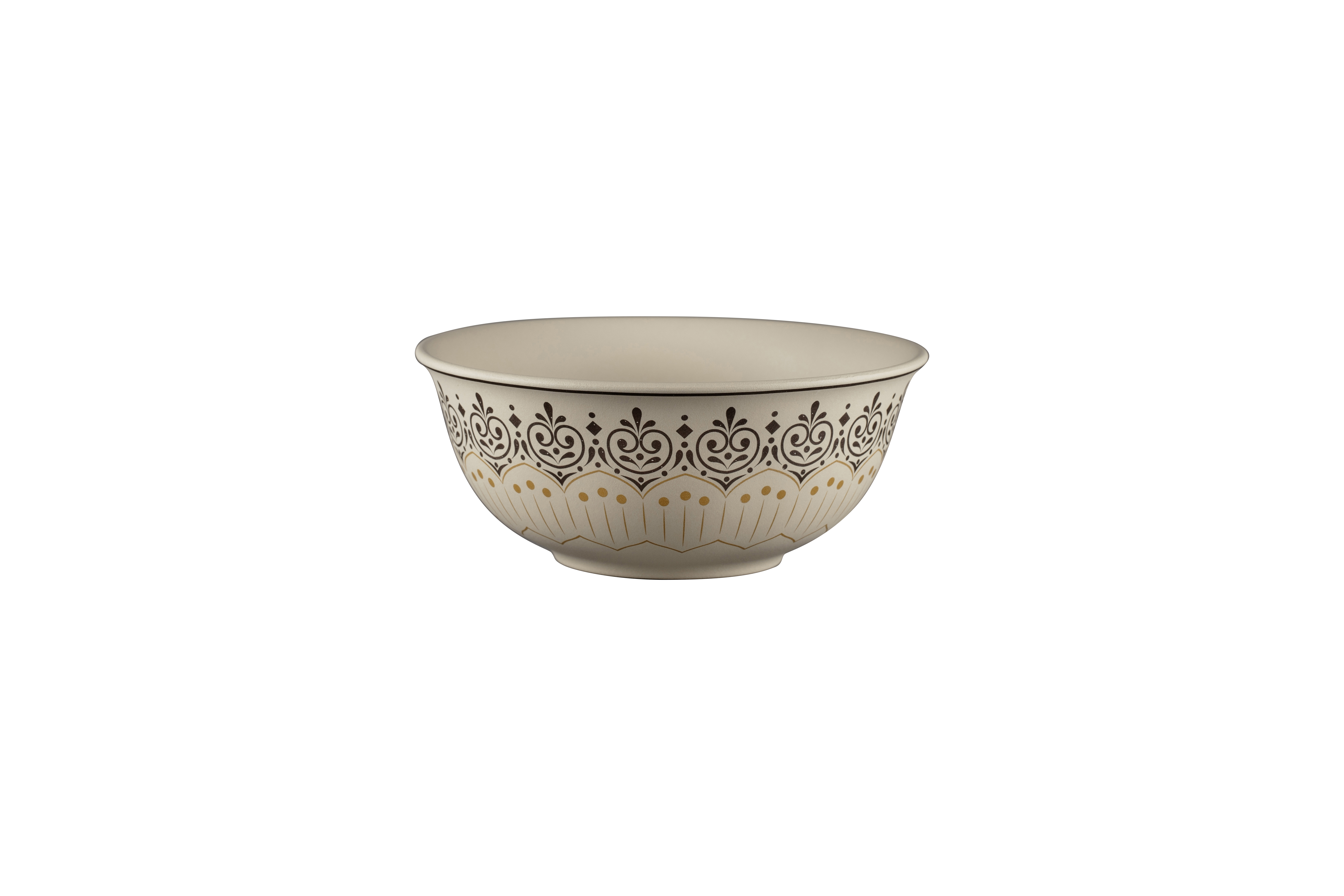 Schale Ø19,8cm H8,1cm 1,3L ARGILA CARTAGENA decorated grey