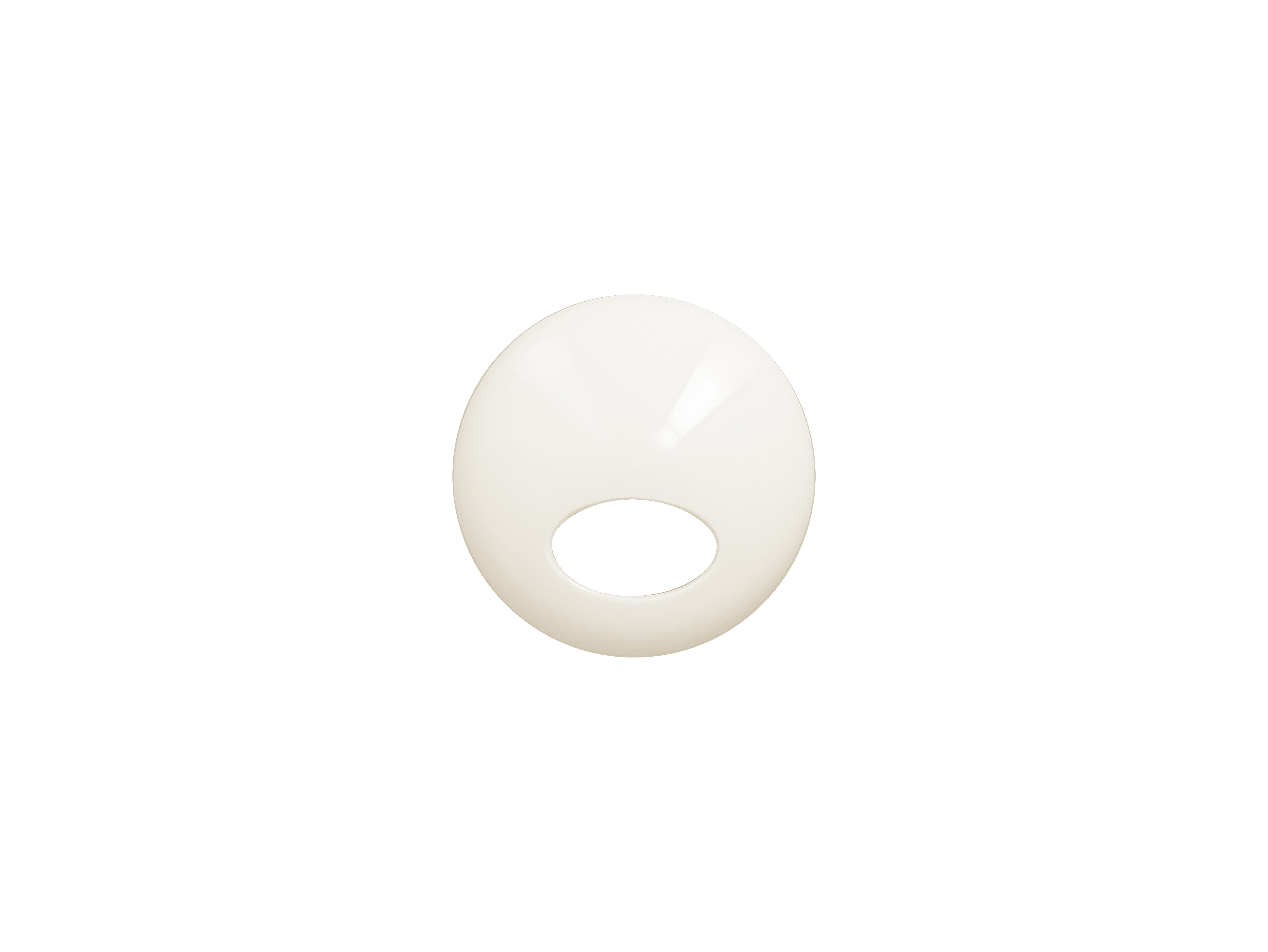 Deckel gewölbt Ø14,5cm H4cm ASHORE white