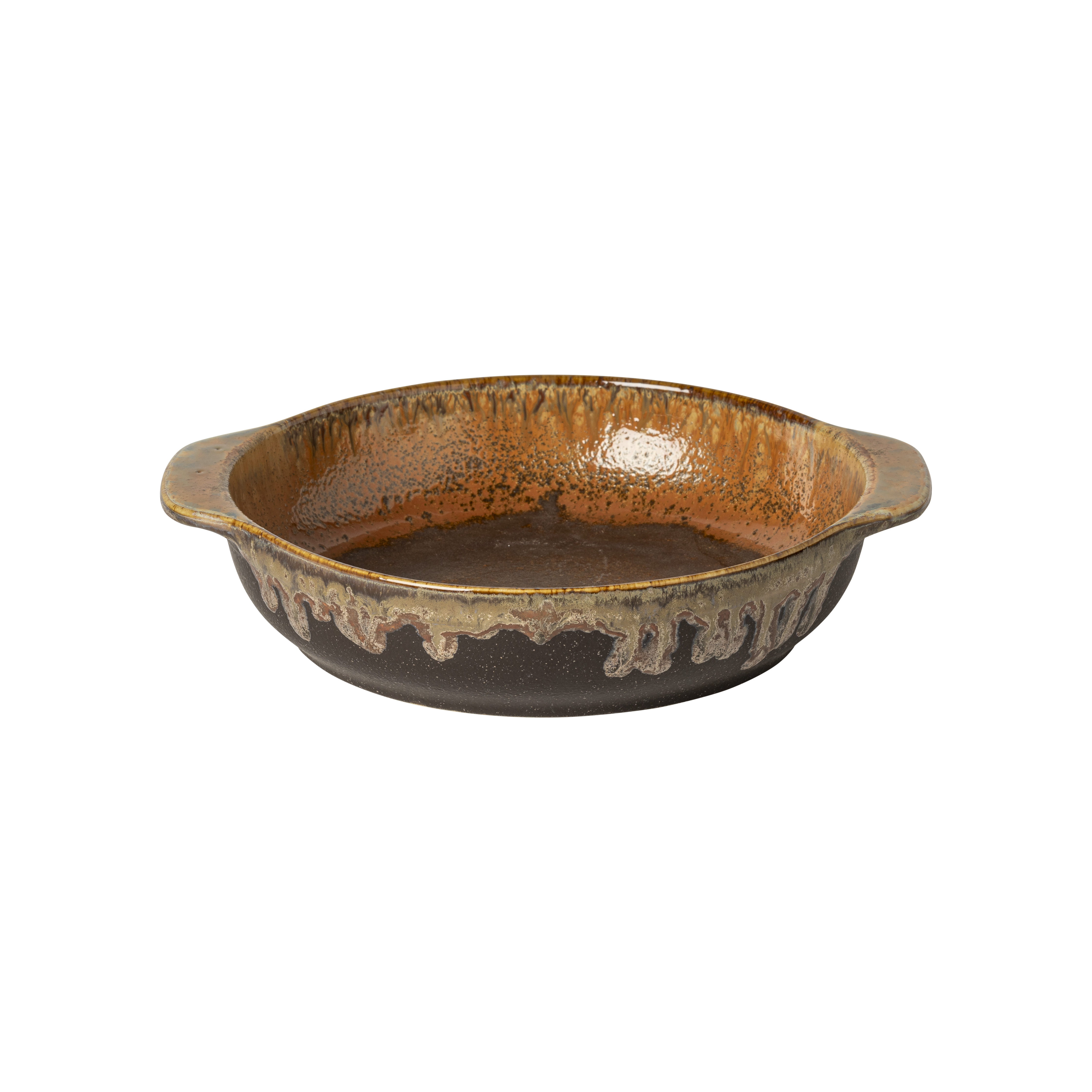 Teller tief 25cm POTERIE mocha-latte