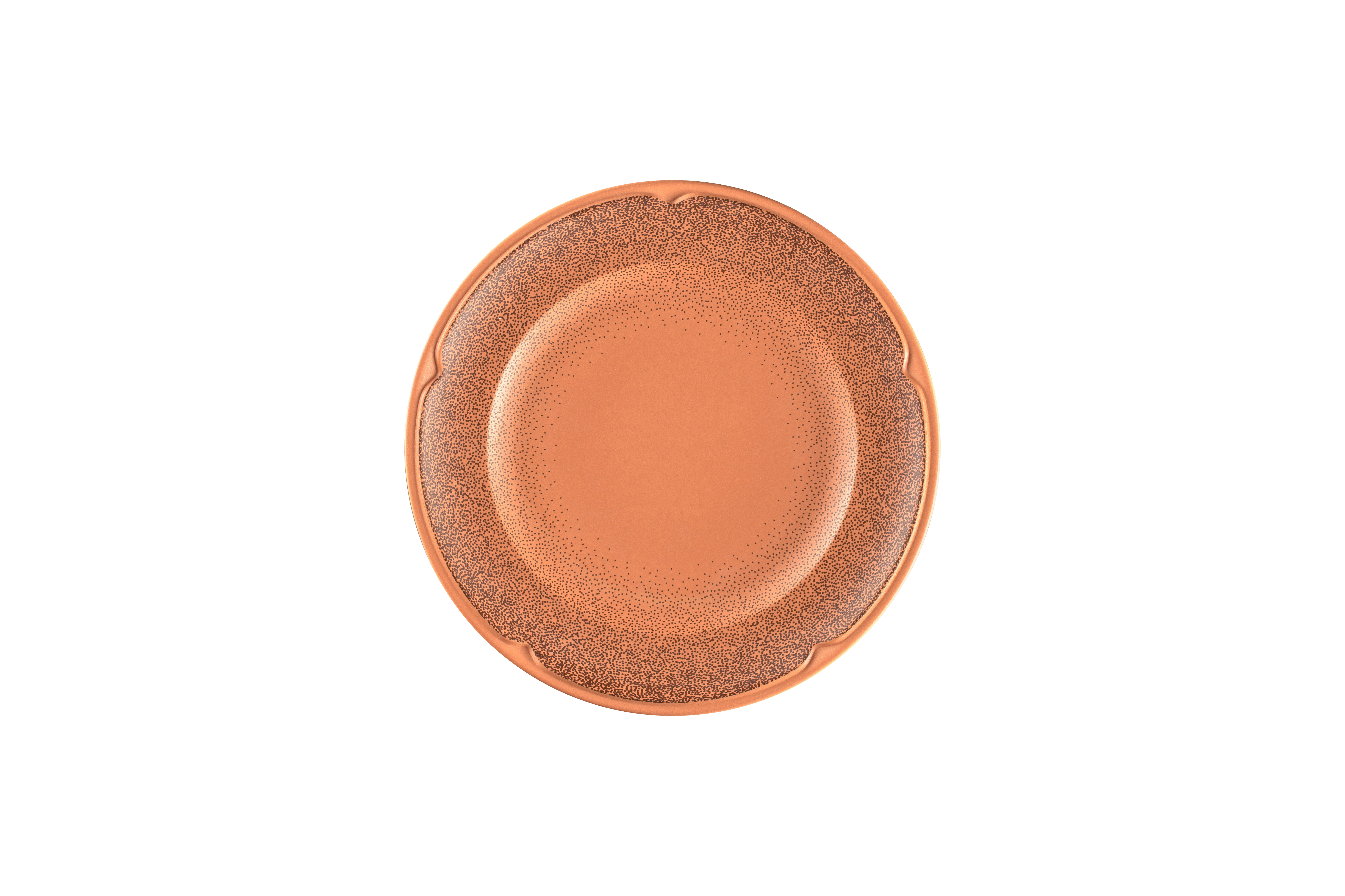 Teller flach Ø23,7cm H2,5cm TERO DENIA decorated terracotta
