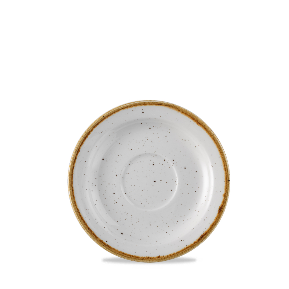 Kaffeeuntertasse 15cm STONECAST Barley White