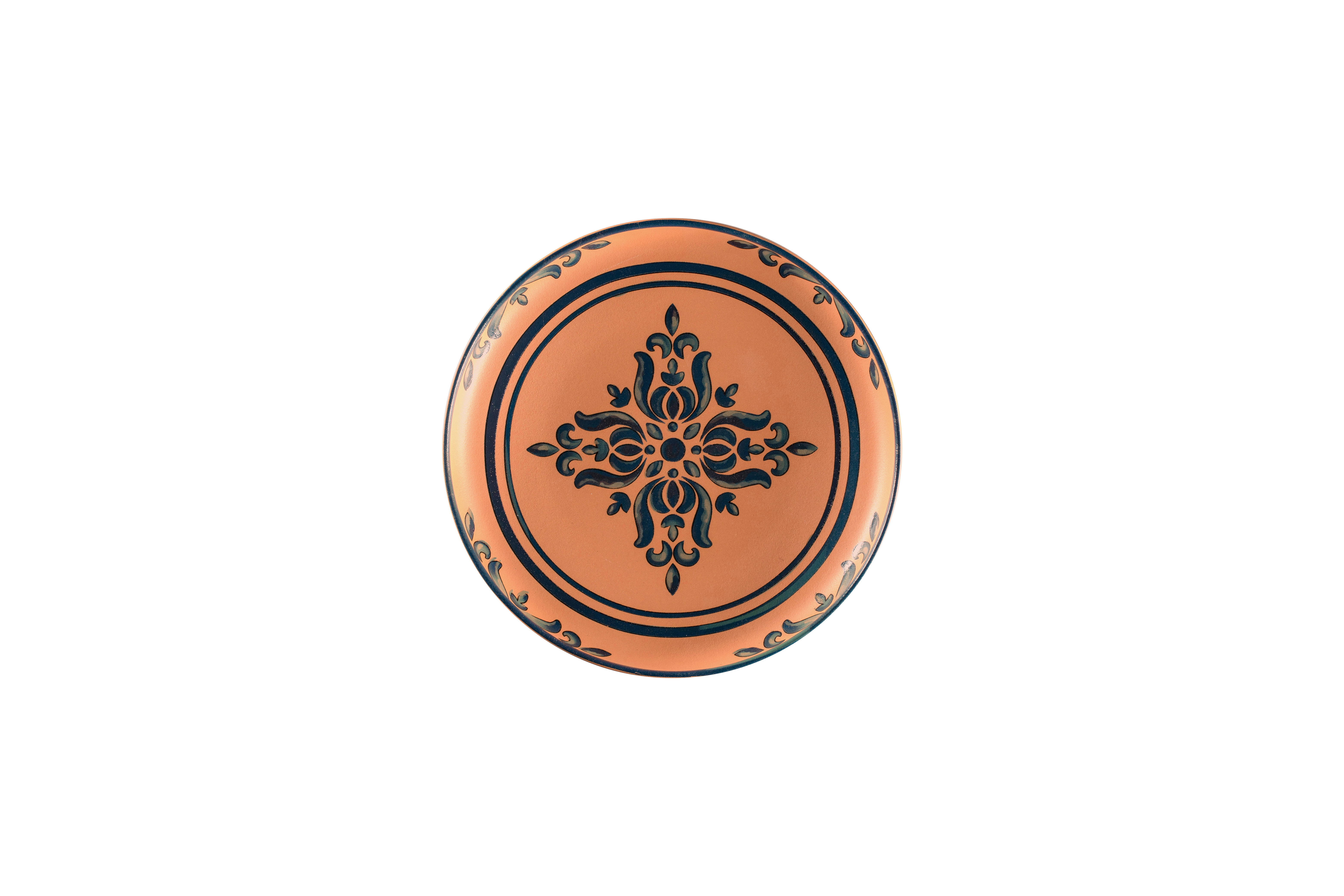 Teller tief Ø20,5cm H3,3cm 0,5L TERO OSTIA decorated terracotta