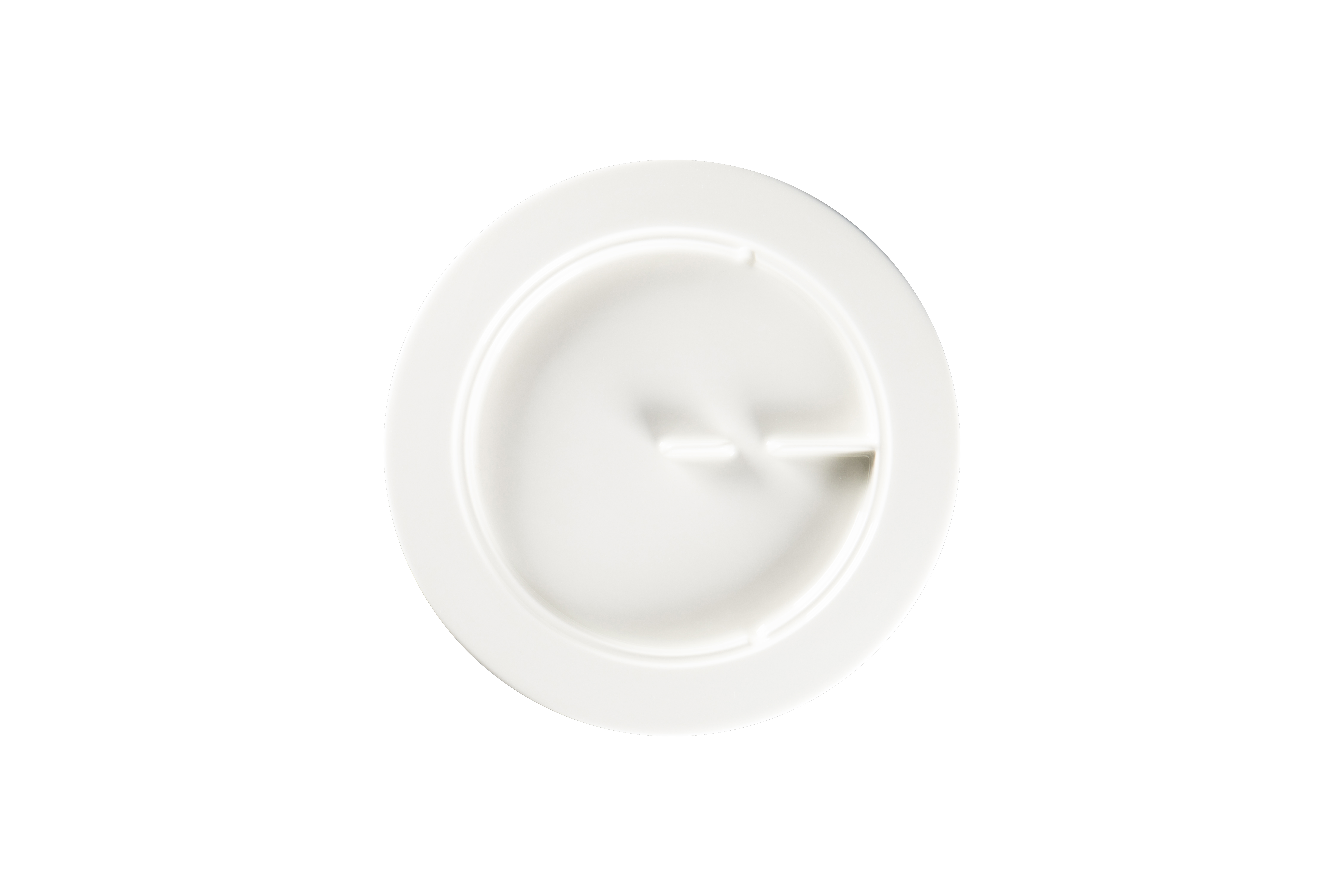 Teller flach mit Rand Ø23cm H2,6cm SENSATE white