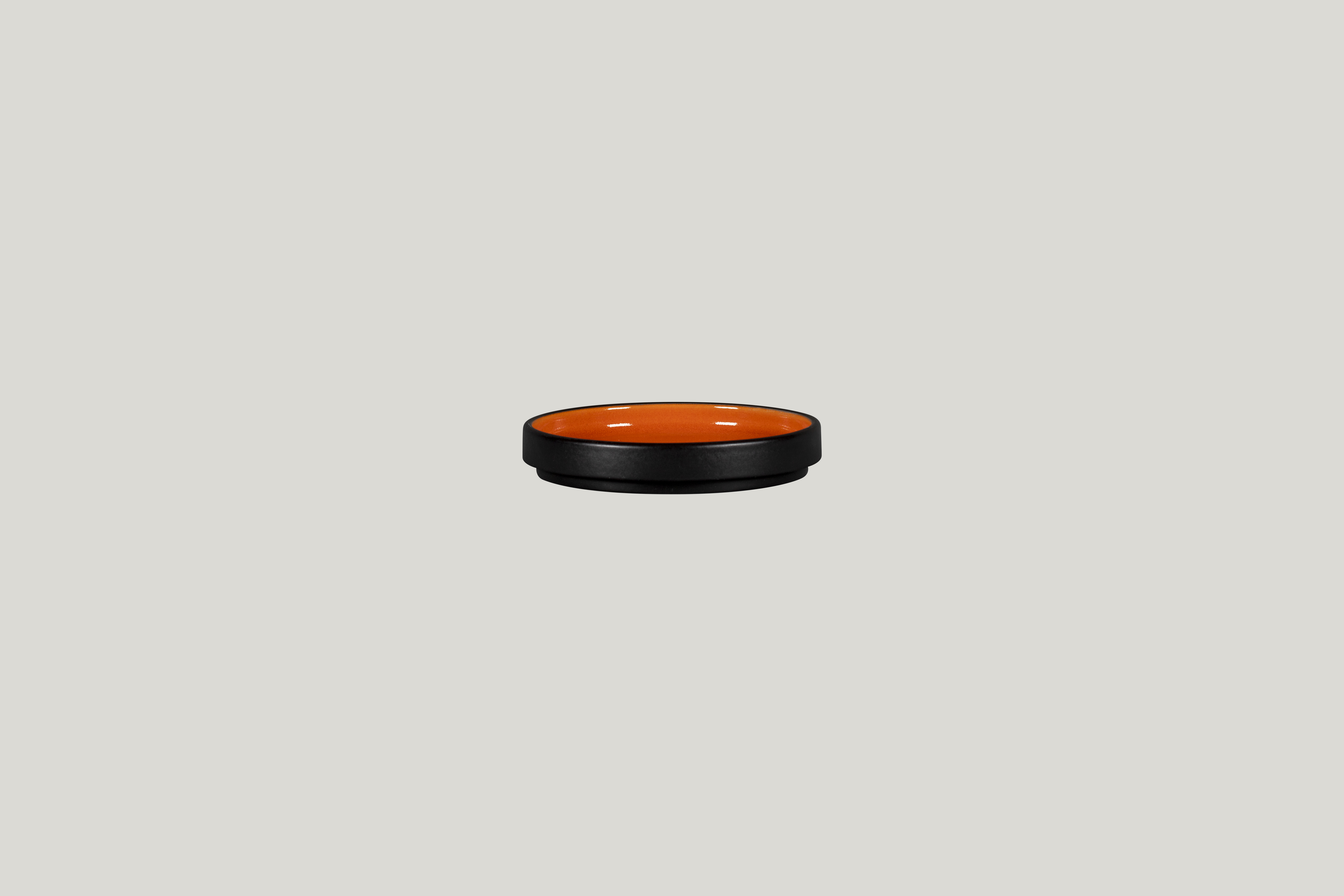 Teller flach hoher Rand Ø11,9cm H2,1cm FIRE orange