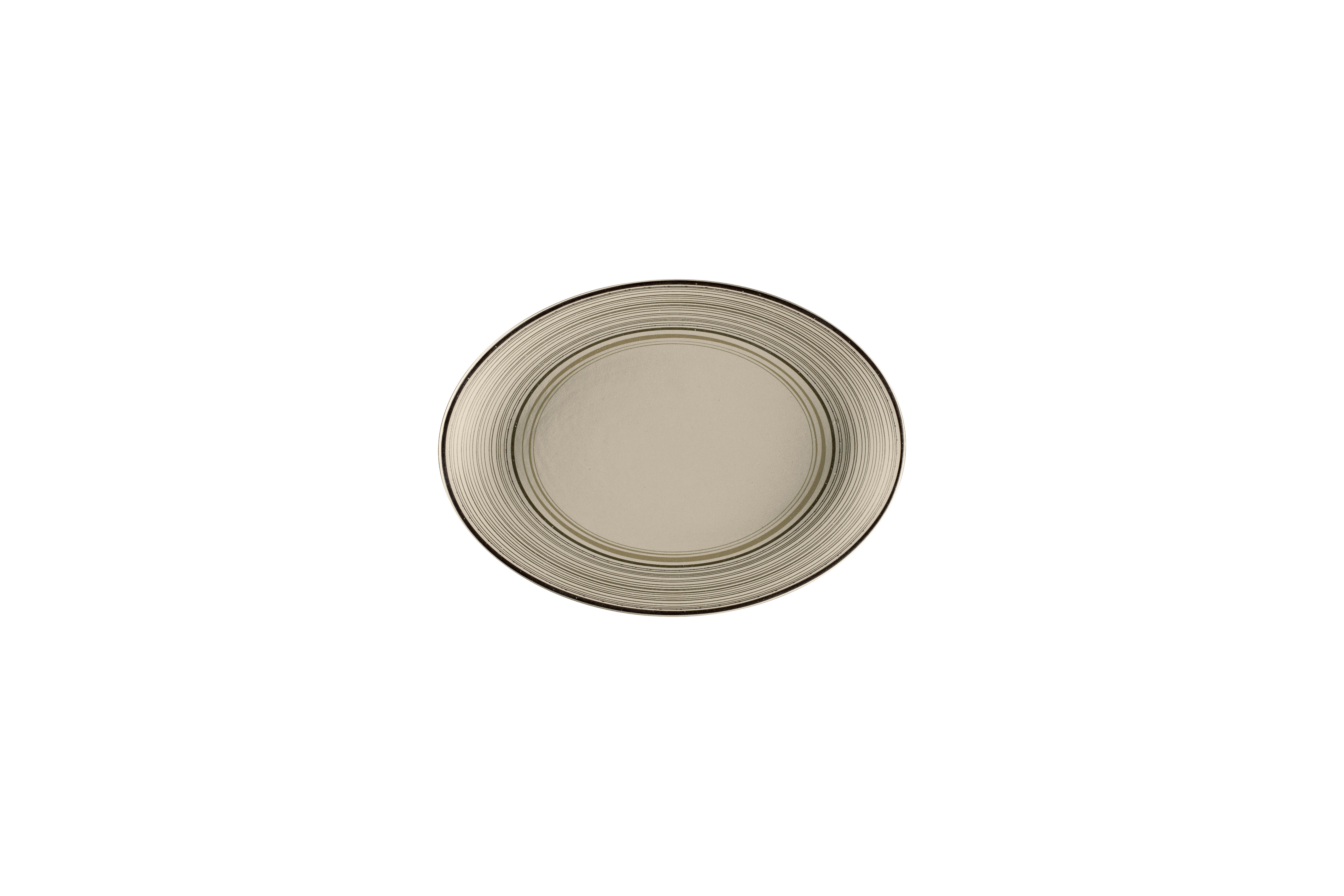 Platte oval 21x15x2,5cm ARGILA LARISSA decorated grey